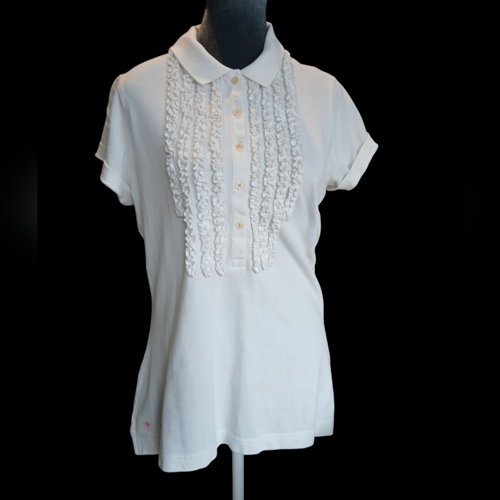 Lilly Pulitzer White Top EUC